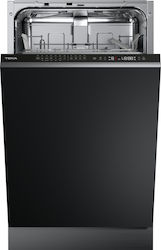 Teka DFI 44700 Fully Built-In Dishwasher L44.8xH81.8cm Black