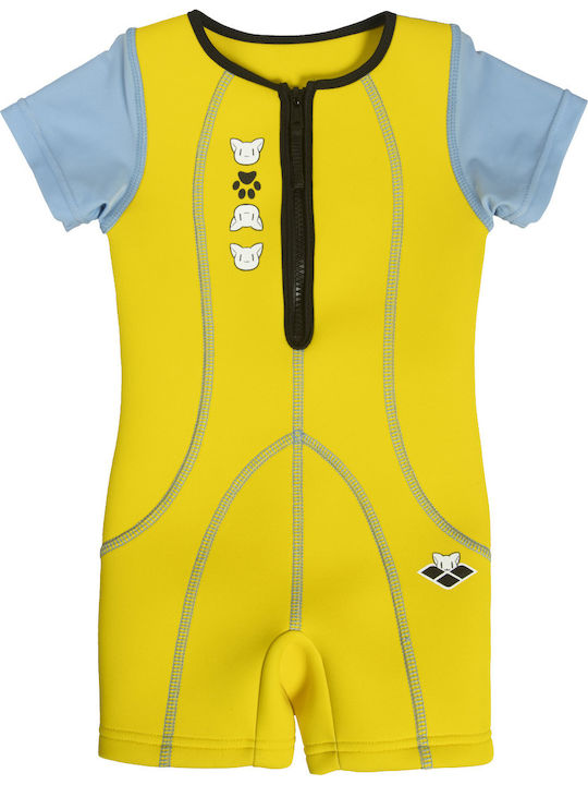 Arena Water Tribe Kids Swimwear One-Piece Yellow