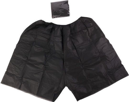 Bournas Medicals Εσώρουχο μιας Χρήσης Ανδρικό Non-Woven Boxer Μαύρο Μαύρο 50τμχ 121.007.M.BL