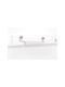 81002HRS20WH Single Wall-Mounted Bathroom Rail ​49x8cm White