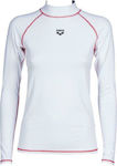 Arena Women's Long Sleeve Sun Protection Shirt White