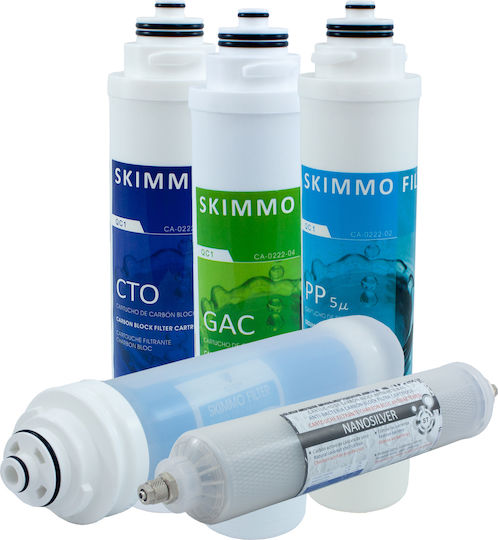 Fluxtek Water Filter Replacement Reverse Osmosis (RO) made of Activated Carbon KLSRFPT11 5pcs