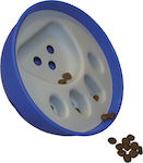 Nobby Kick n' Feed Plastic Bowls Dog Food Blue with Base