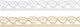 Parisis Fabric for Wedding Favors White Cotton Braid 0.8 cm x 10m. Δ6808