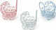Metal Decorative Element for Wedding Favors Metal Carriage 7x5x2.5cm. 1pcs (Μiscellaneous Designs/Colors)
