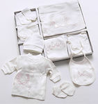 Funky Baby Clothes Gift Set for Girls for 0-1 months 10pcs