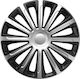 AMiO Car Hubcap Set Hubcap Trend 16" 1pc Black /AM