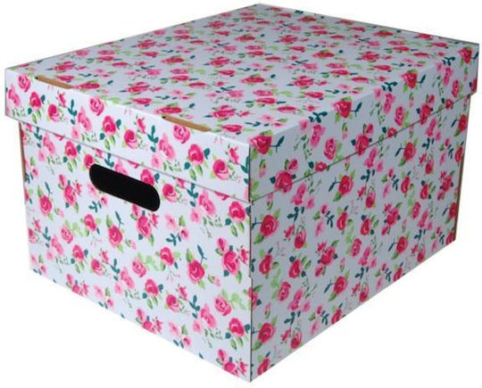 Next Χάρτινο Κουτί Αρχειοθέτησης με Καπάκι Romantic 30x25.5x19εκ.