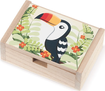 Christening Favor with Box Toucan made of Wood