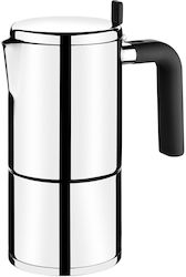 Bra Bali A170402 Cafetieră Pentru Plită Espresso 6 Căni Inox Argintiu