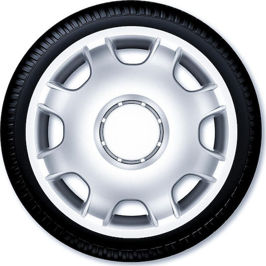 Autoline Σετ Τάσια Αυτοκινήτου Argo Speed 4τμχ 14" Ασημί