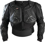 Fovos Thorax Body Armour Jachetă de Protecție pentru Motocicliști Negru