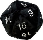 Ultra Pro Dungeons & Dragons Plush Dice Dice D20 Black 85335