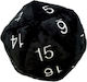 Ultra Pro Dungeons & Dragons Plush Dice Zaruri Negru D20 85335