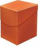 Ultra Pro Deck Box Eclipse Orange Κουτί Τράπουλας για 100 Κάρτες