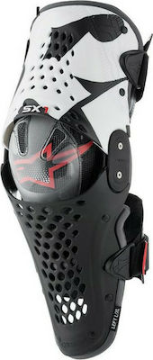 Alpinestars SX-1 Rider Knee Protectors Black-White-Red