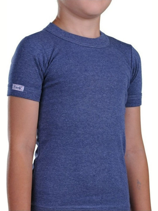 Lord 122 Kids' Undershirt Short-sleeved Blue