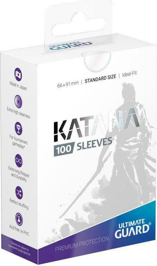 Ultimate Guard Katana Sleeves Standard White 100τμχ
