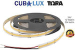 Cubalux Ταινία LED Τροφοδοσίας 24V με Ψυχρό Λευκό Φως Μήκους 5m και 504 LED ανά Μέτρο
