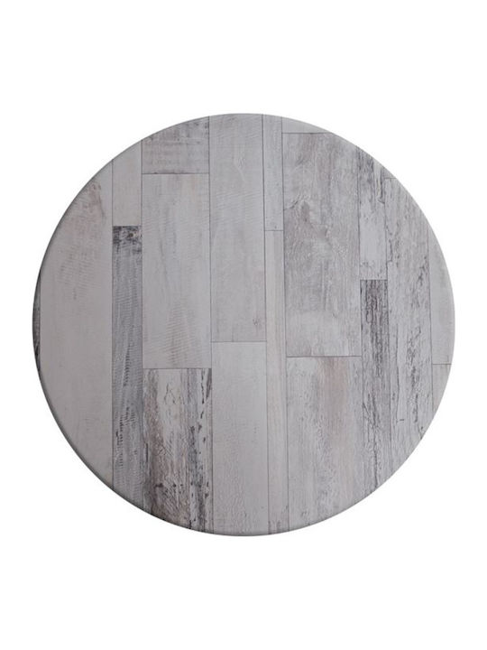 Freebox 537 Round Table Surface Werzalit in Gra...