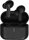 QCY T10 In-ear Bluetooth Handsfree Ακουστικά με Αντοχή στον Ιδρώτα και Θήκη Φόρτισης Μαύρα