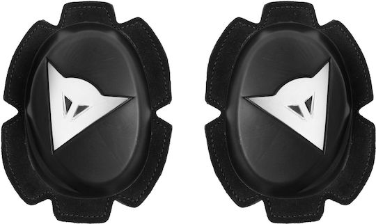 Dainese Pista Knee Slider High Durability Ξύστρες Στολής Αναβάτη Μοτοσυκλέτας Μαύρο Χρώμα