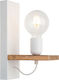 ArkoLight Vintage Lamp Wall with Socket E27 White 20x20x31cm