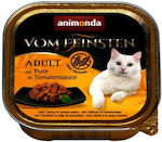 Animonda Vom Feinsten Adult Wet Food for Adult Cats In Tray with Turkey 1pc 100gr