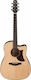 Ibanez Semi-Acoustic Guitar AAD170CE-LGS Cutaway Natural