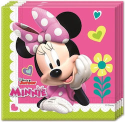 Minnie Happy Helpers Napkins 16.5x16.5cm. Pink 20pcs