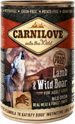 Carnilove Canned Grain Free Wet Dog Food with Lamb 1 x 400gr