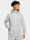 Nike Sportswear Men's Cardigan with Hood & Pockets Gray