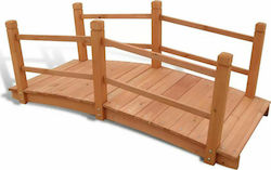 vidaXL Διακοσμητική Γέφυρα Κήπου Ξύλινη 140x60x56cm 140x60x56εκ. 41300