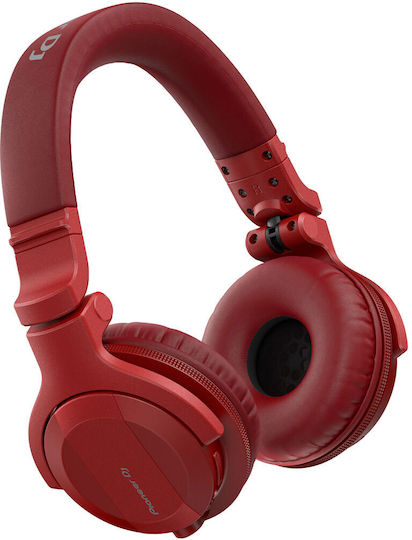 Pioneer DJ HDJ-CUE1BT Ασύρματα / Ενσύρματα On Ear Ακουστικά Κόκκινα