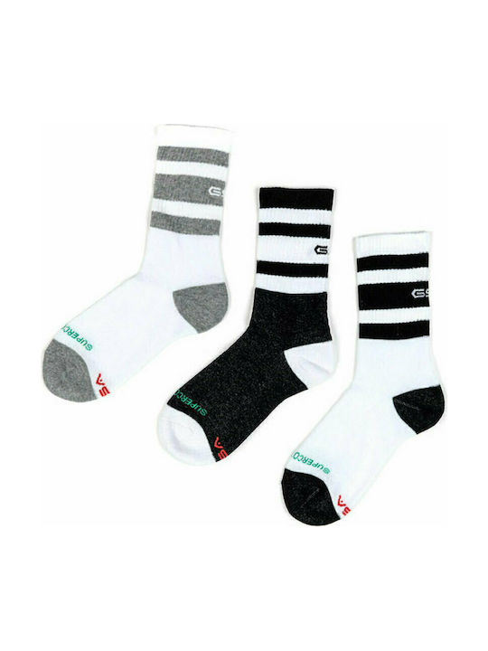 GSA Superlogo Αθλητικές Κάλτσες Πολύχρωμες 3 Ζεύγη