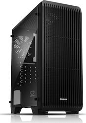 Zalman S2 TG Gaming Midi Tower Κουτί Υπολογιστή με Πλαϊνό Παράθυρο Μαύρο