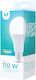 Forever Light Λάμπα LED 18W 129mm για Ντουί E27 και Σχήμα A65 Ψυχρό Λευκό 1700lm