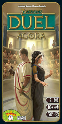 Repos Production Game Expansion 7 Wonders Duel: Agora for 2 Player 10+ years