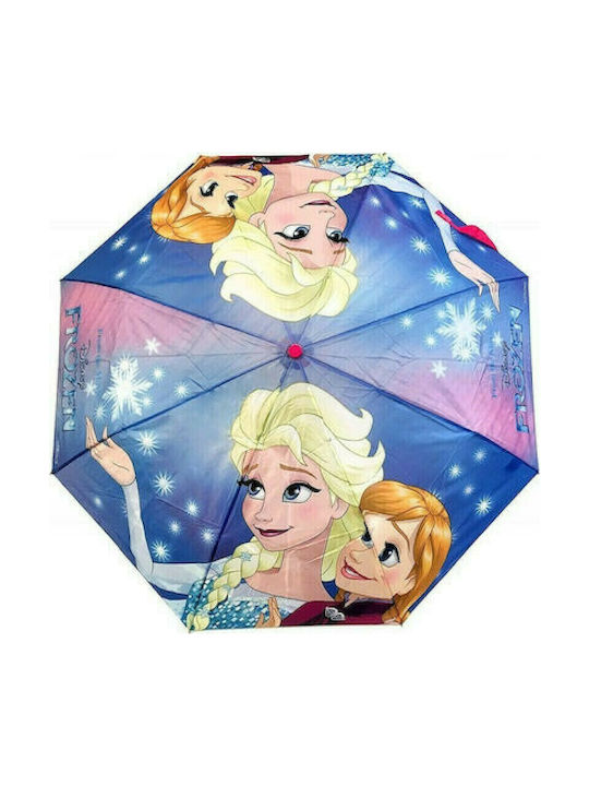 Chanos Kids Curved Handle Auto-Open Umbrella Frozen Blue