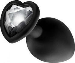 Temptasia Bling Πρωκτική Σφήνα Medium Μαύρη 8cm
