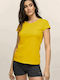 Bodymove Women's Athletic T-shirt Yellow