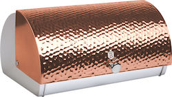 Berlinger Haus Inox Bread Box with Lid Rose Gold Collection Metallic Line 38.5x28x18.5cm