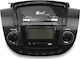 Portable Radio-CD Player FP-202U Equipped with Bluetooth / MP3 / USB / Radio Black