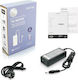 Mitsu Laptop Charger 65W 20V 3.25A for Fujitsu with Detachable Power Cable