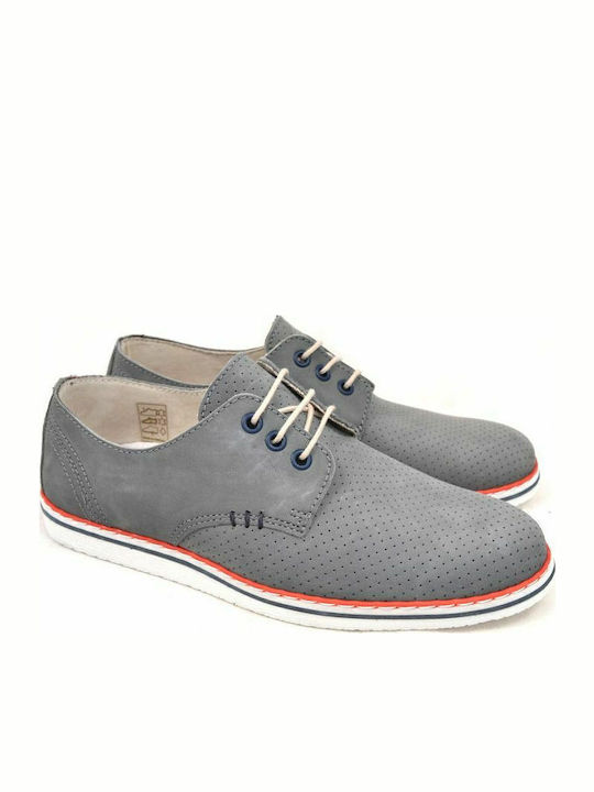 6570 Leder Herren Freizeitschuhe Gray