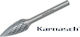 Karnasch Fräser Graben Karbid 10mm Cutter Bit Hartmetall für Metall 10mm x 20mm