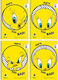 Salko Paper Spirala Caiet Cu dungi A4 180 Foi 3 Subiecte Tweety 1buc (Diverse modele/culori)