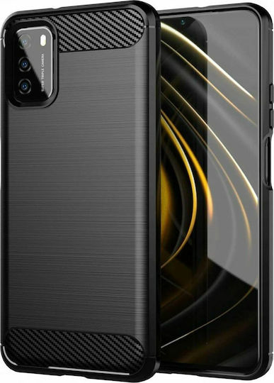 Tech-Protect Back Cover Σιλικόνης Μαύρο (Poco M3 / Redmi 9T)
