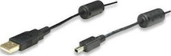Manhattan 390378 USB 2.0 USB-A male σε mini USB-A male 3m