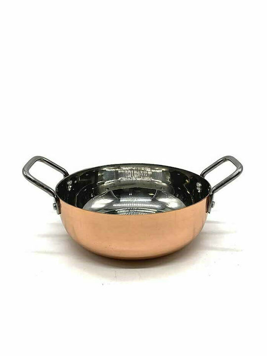 Homestyle Σαγανάκι από Ανοξείδωτο Ατσάλι 18.5cm
